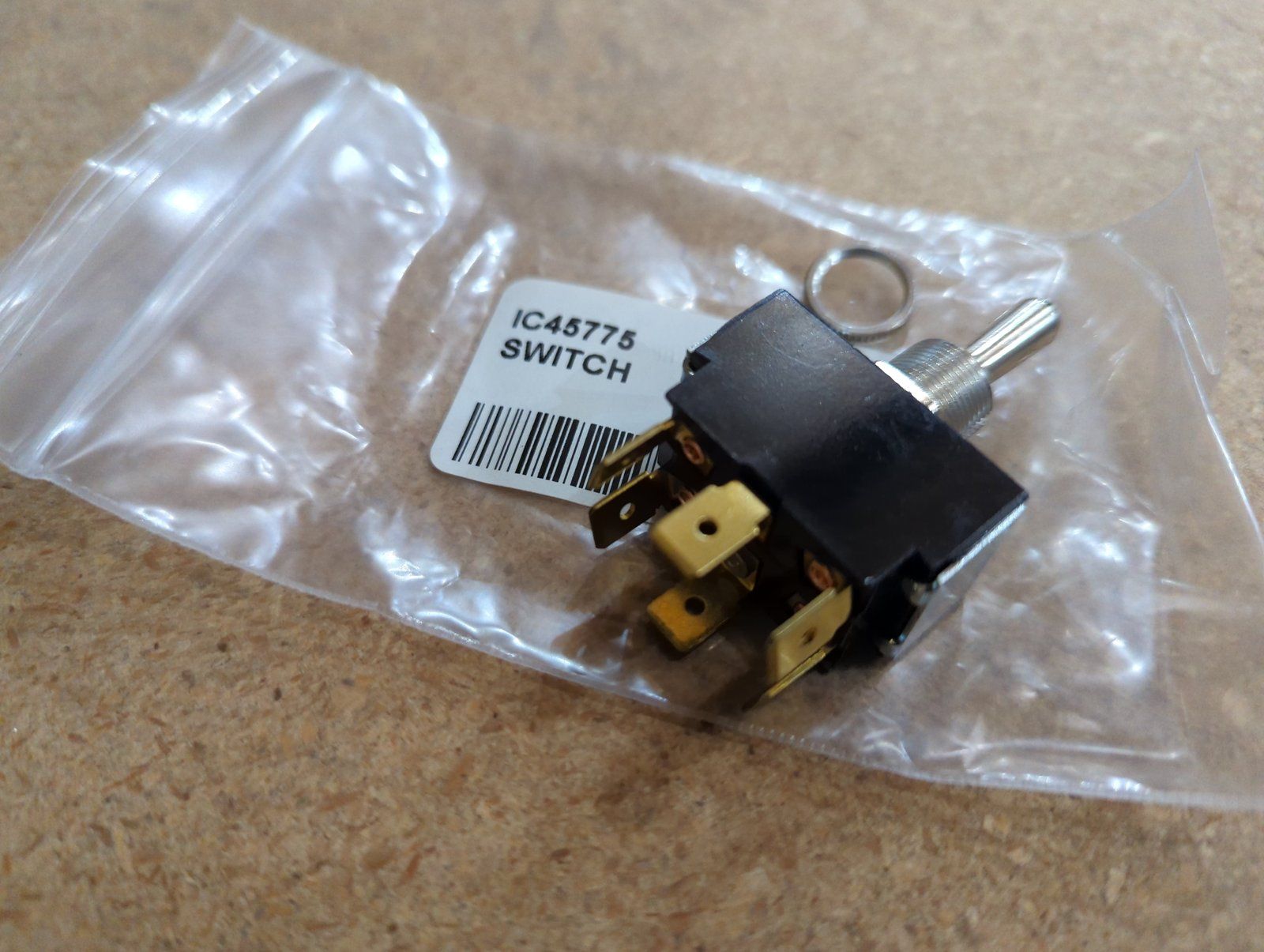 C45775 SWITCH - 3-POSITION MOMENTARILY UP/DOWN - Ingersoll/Case Tractor Part
