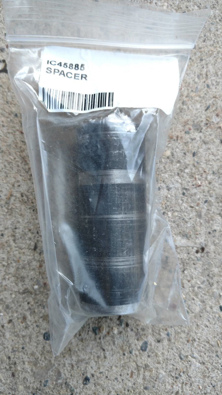 C45885 SPACER - SPINDLE LONG .885 X 1.125 X 2.8945 - Ingersoll/Case Tractor Part