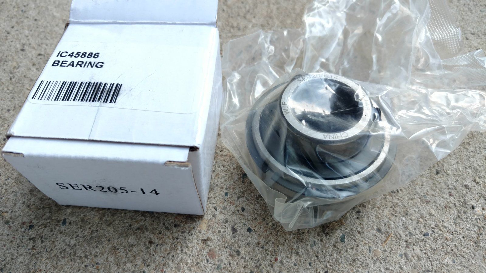 C45886 BEARING - BALL SEALED .875 BORE C43842 C42786 C37882 - Ingersoll/Case Tractor Part