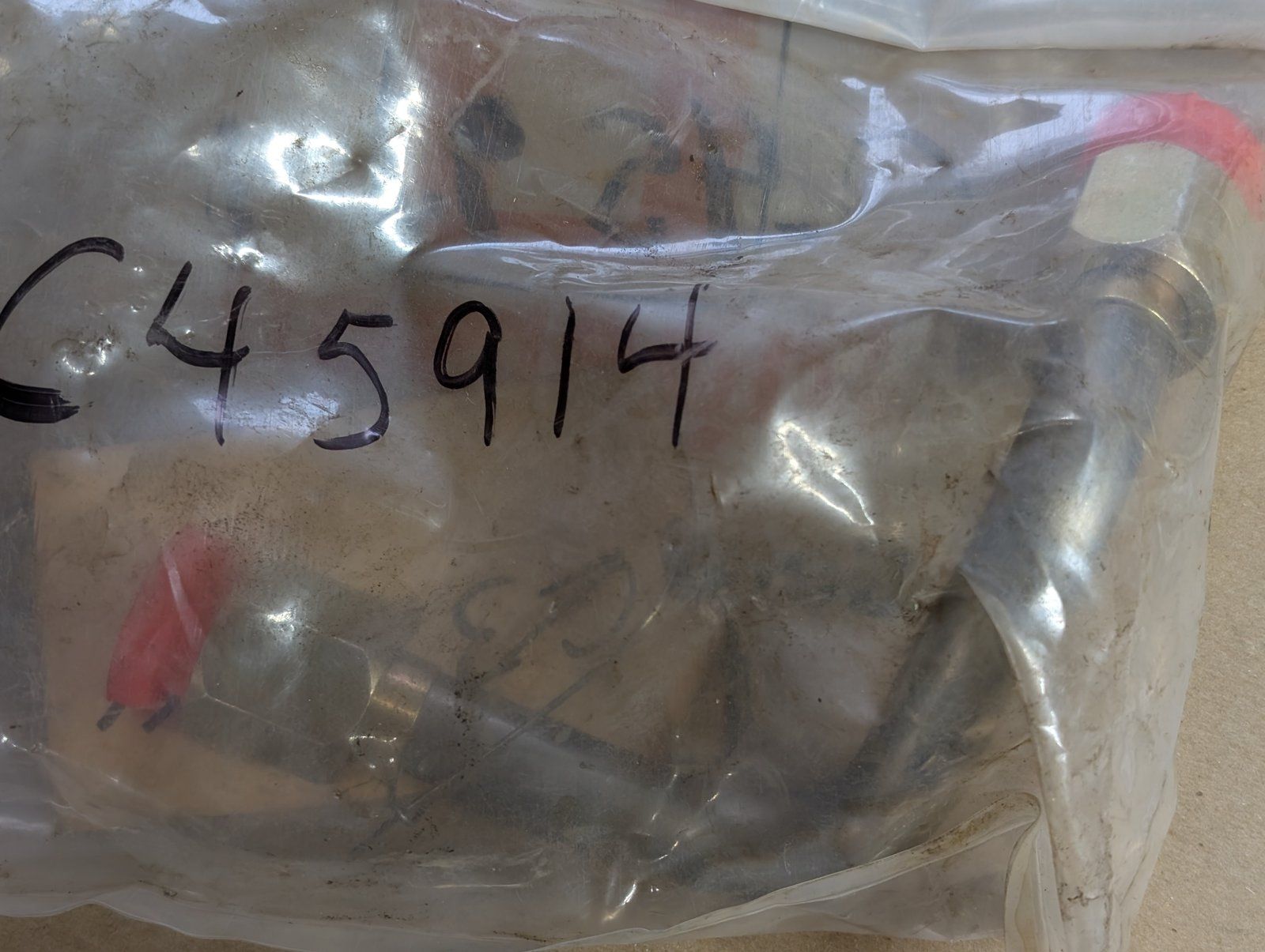 C45914 TUBE VALVE TO MOTOR LOWER - Ingersoll/Case Tractor Part