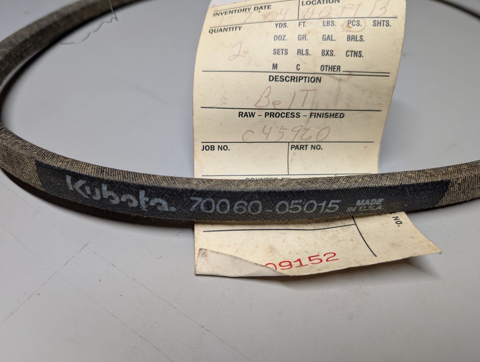 C45960 BELT 5L SECT X 42.0