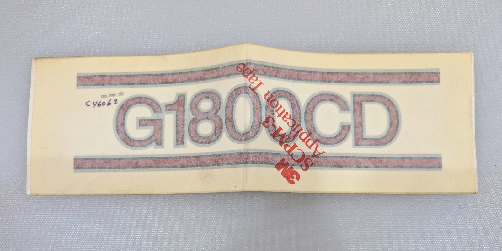 C46062 DECAL BODY SIDE LH GRAZER G1800CD - Ingersoll/Case Tractor Part