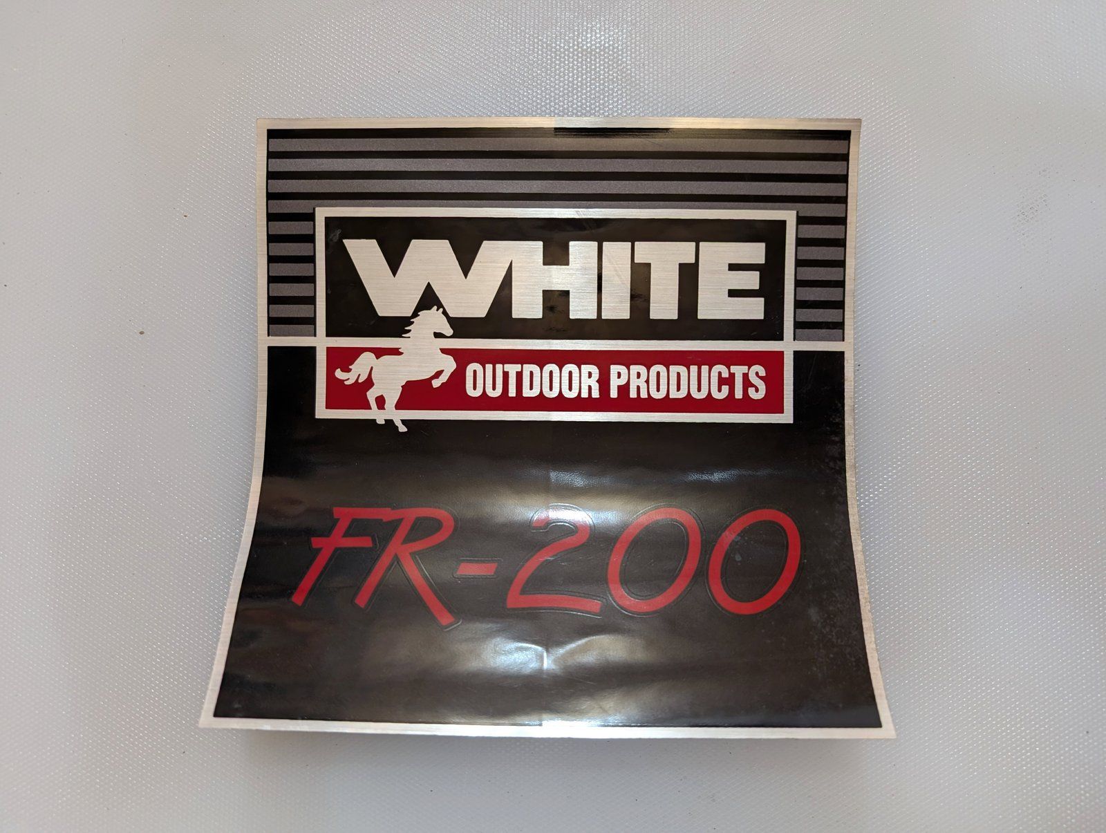 C46070 DECAL WHITE FR-200 - Ingersoll/Case Tractor Part