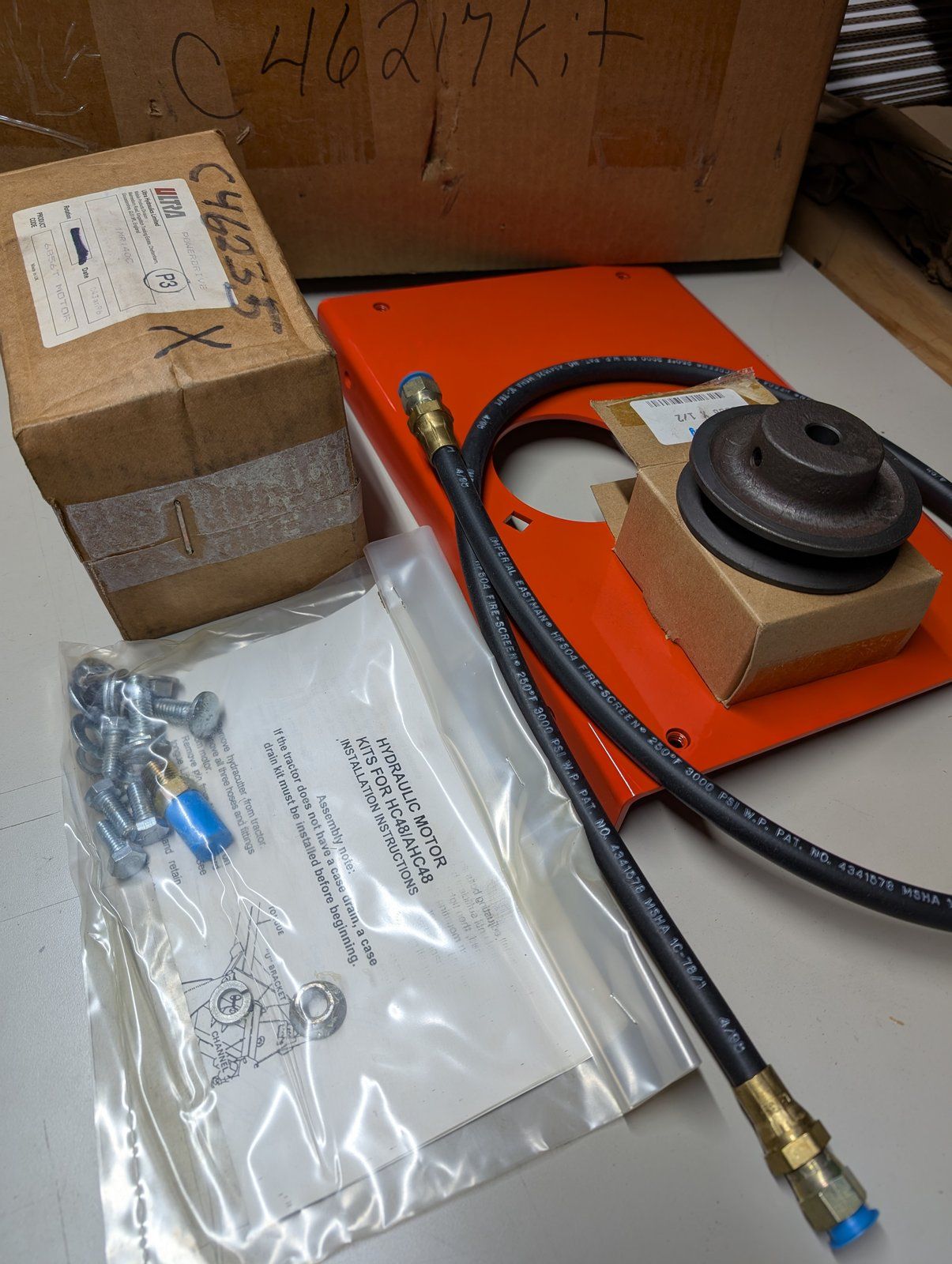 C46217 KIT PARKER 2.5 MOTOR HYDRA CUTTER C47518 C42450 - Ingersoll/Case Tractor Part