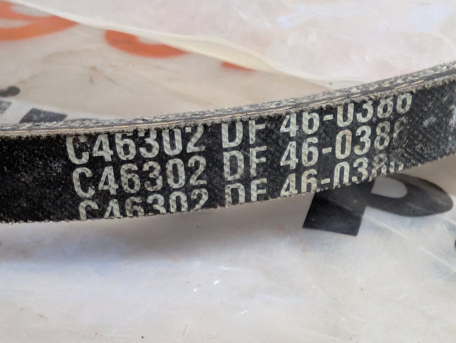 C46302 BELT "A"x45.5" - Ingersoll/Case Tractor Part