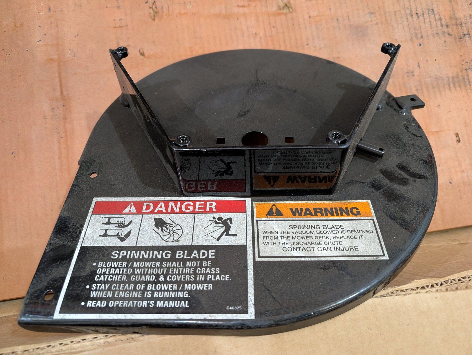C46308 BLOWER LID & DECALS C38397 - Ingersoll/Case Tractor Part