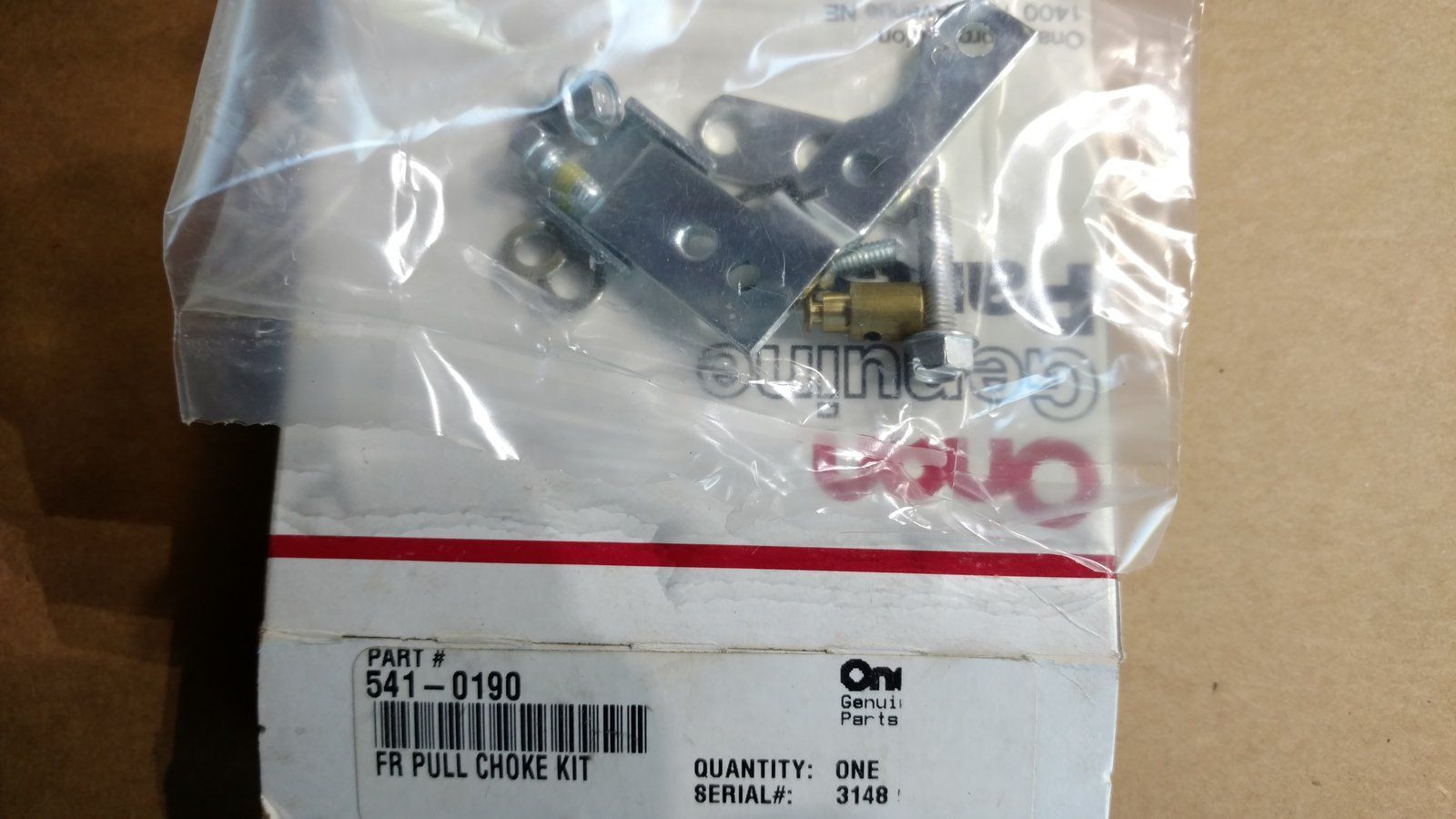C46337 KIT - PULL CHOKE - ONAN 541-0190 - Ingersoll/Case Tractor Part