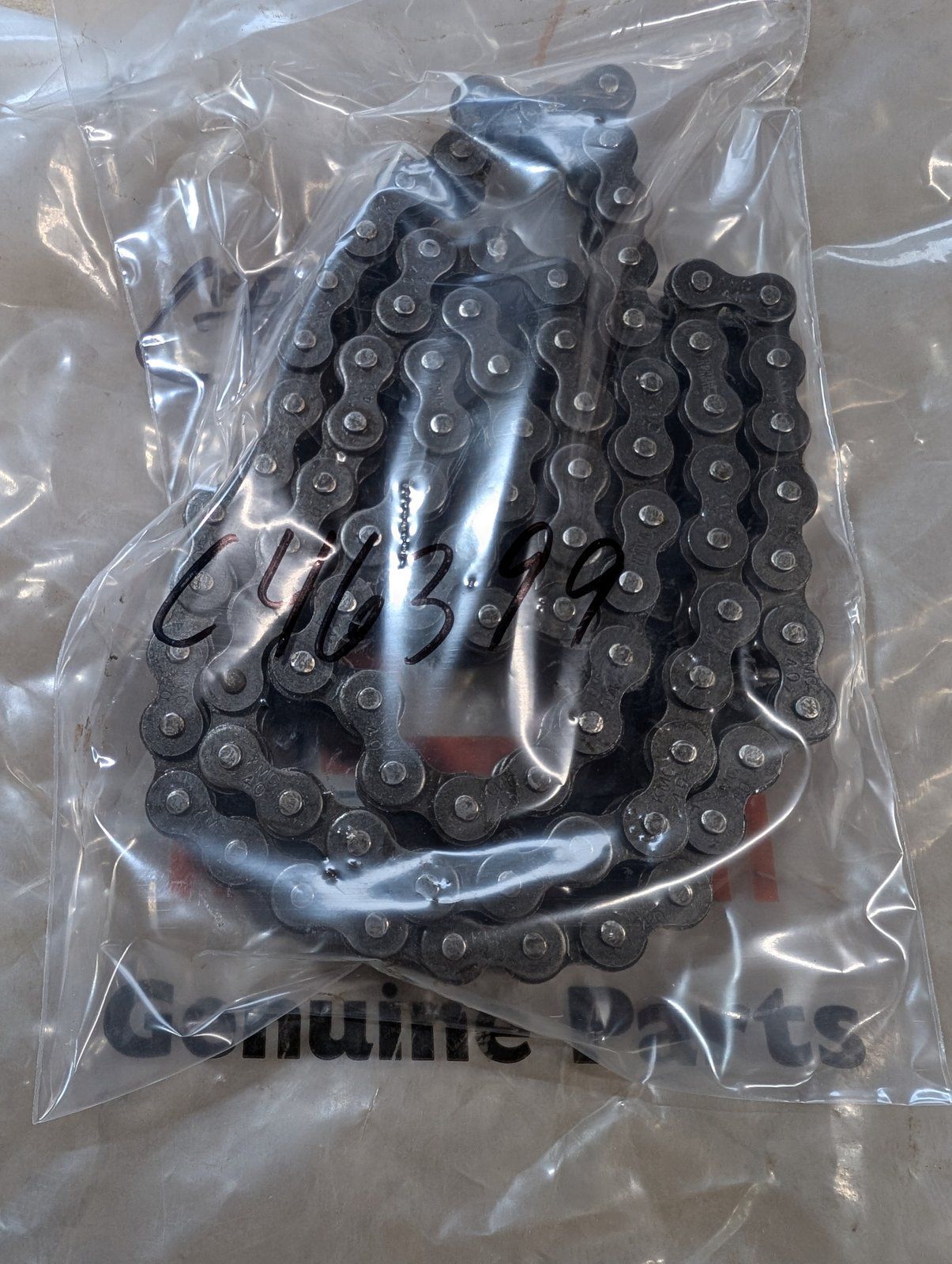 C46399 CHAIN AUGER DRIVE #40 - Ingersoll/Case Tractor Part
