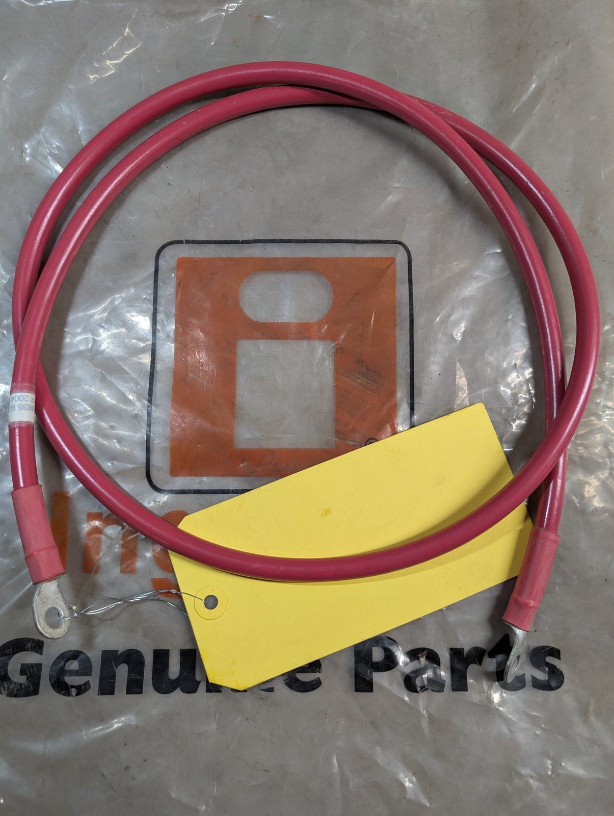 C46635 CABLE 4 GAUGE 56.5 RED - Ingersoll/Case Tractor Part