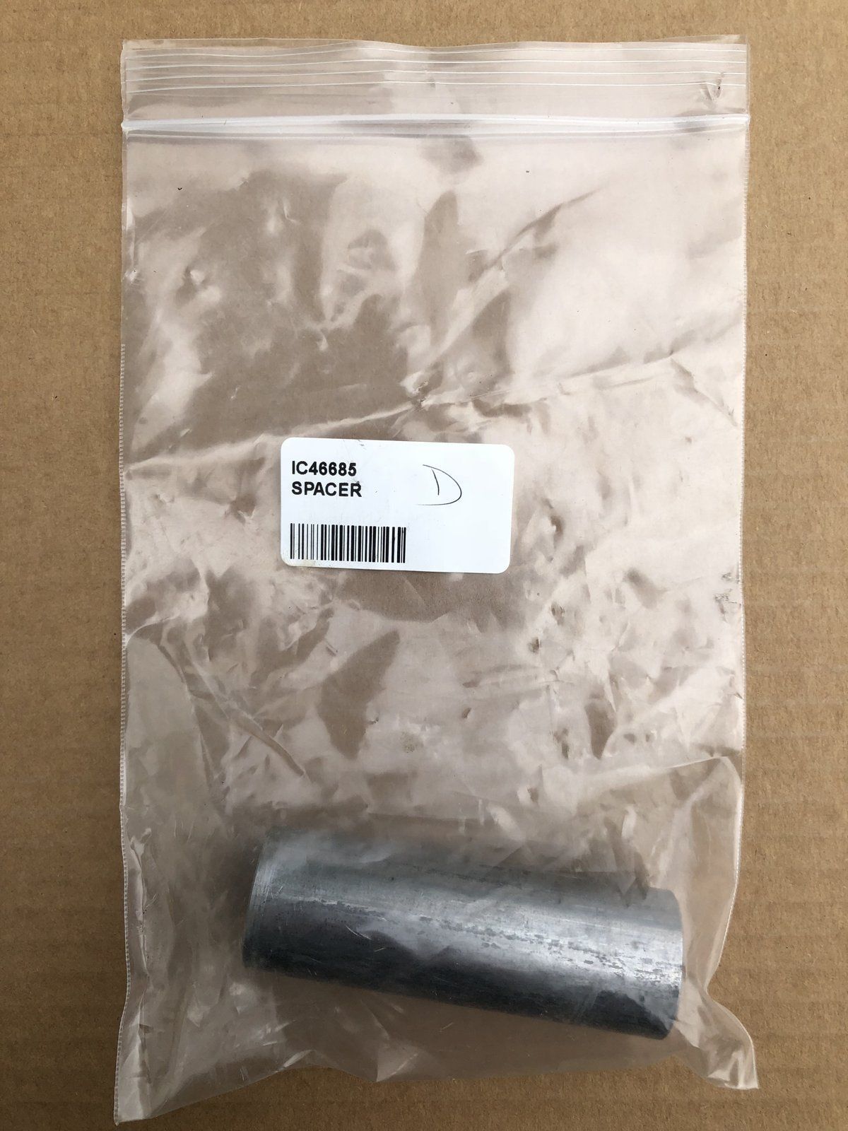 C46685 SPACER 1.01 X 1.25 X3.687/3.69 - Ingersoll/Case Tractor Part