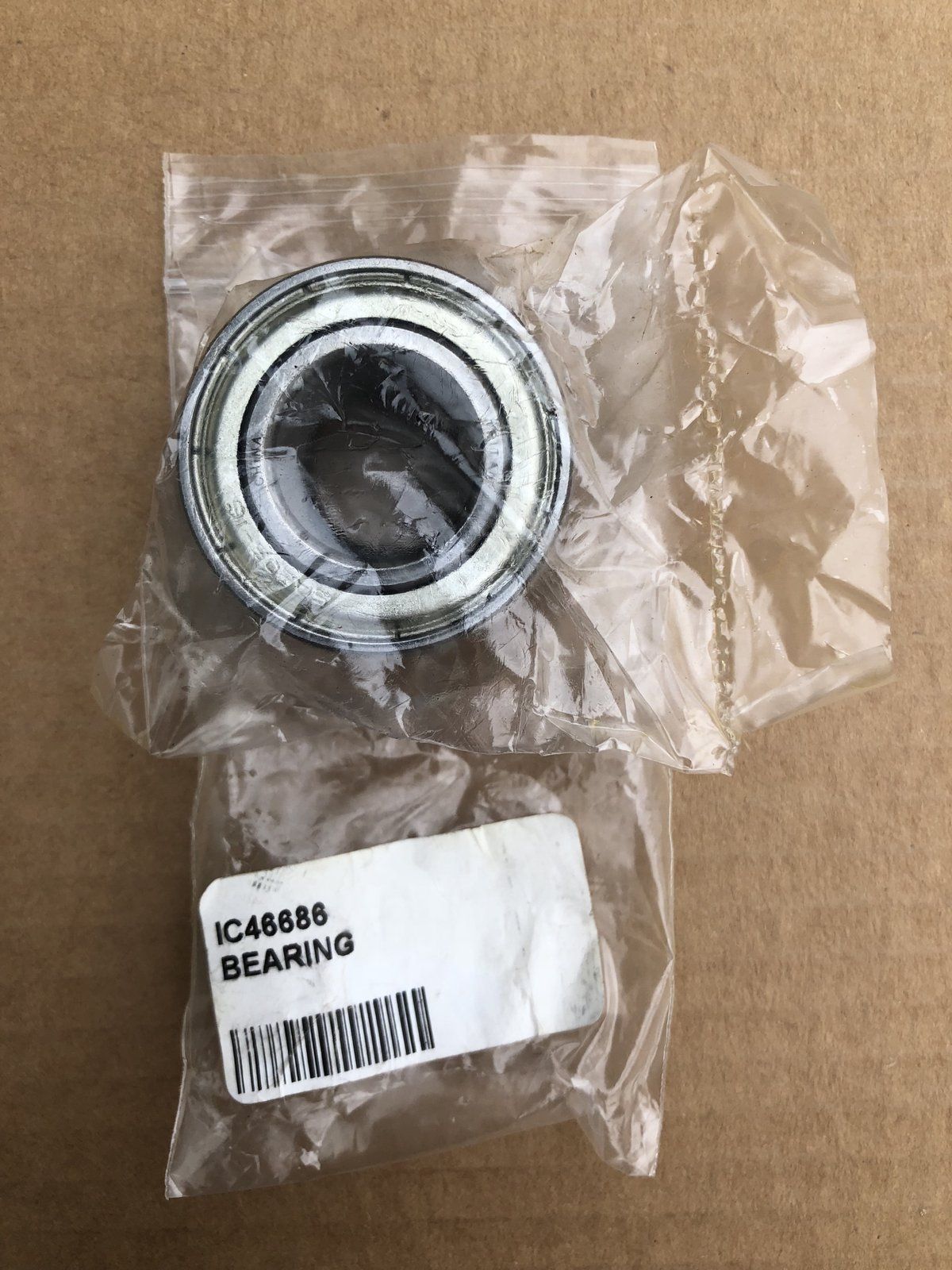 C46686 BEARING - BALL 1" I.D. - Ingersoll/Case Tractor Part