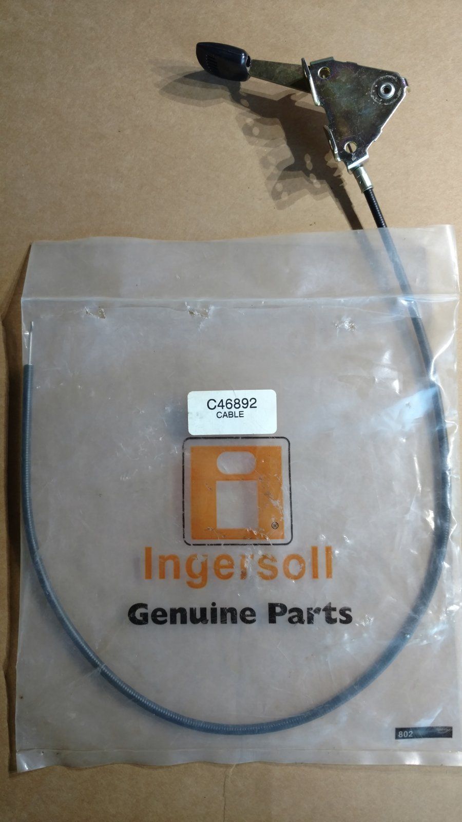 C46892 CHOKE CABLE - GRAZER ZERO TURN - Ingersoll/Case Tractor Part