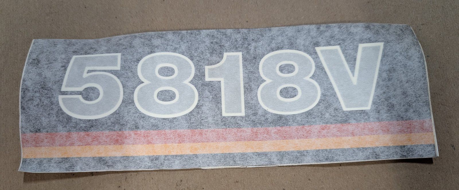 C46952 DECAL BODY SIDE LH 5818V - Ingersoll/Case Tractor Part