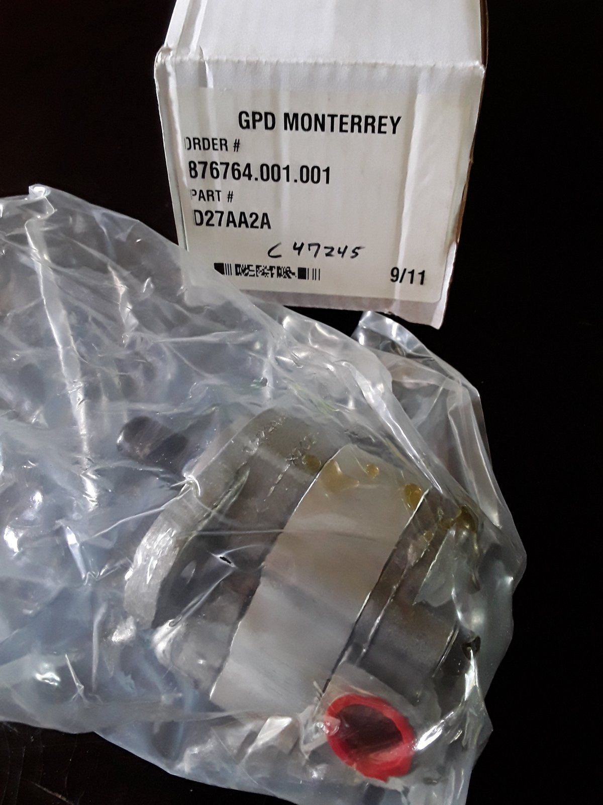 C47245 PUMP - HYD CW .625 DIS C15481 - Ingersoll/Case Tractor Part