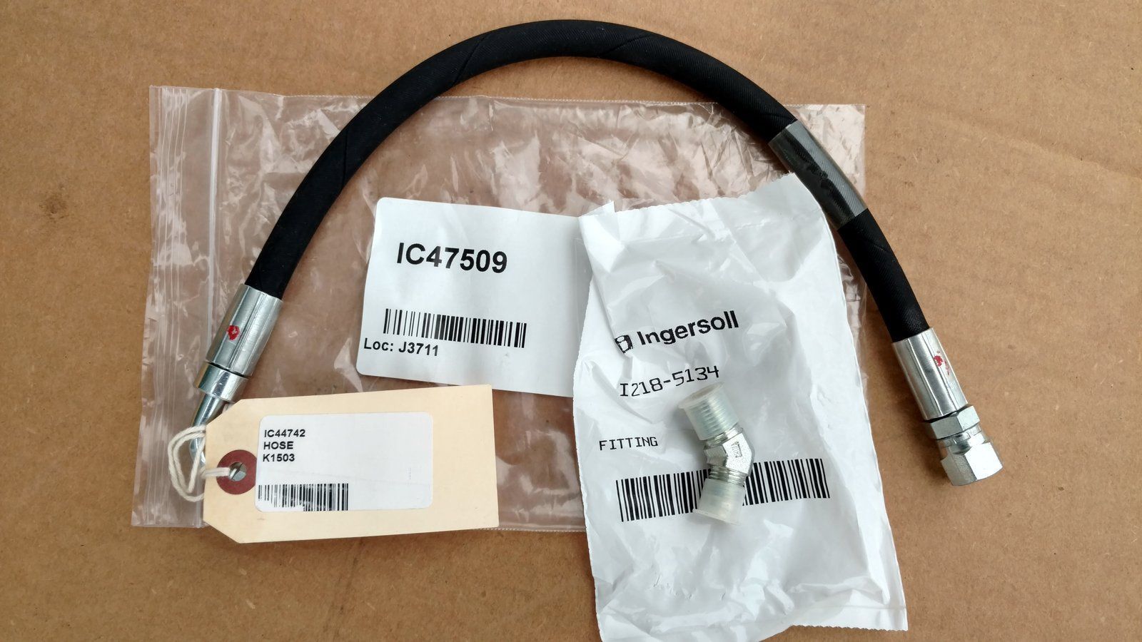 C47509 KIT - C17224 HOSE REPLACEMENT C44742 218-5134 218-1093 - Ingersoll/Case Tractor Part