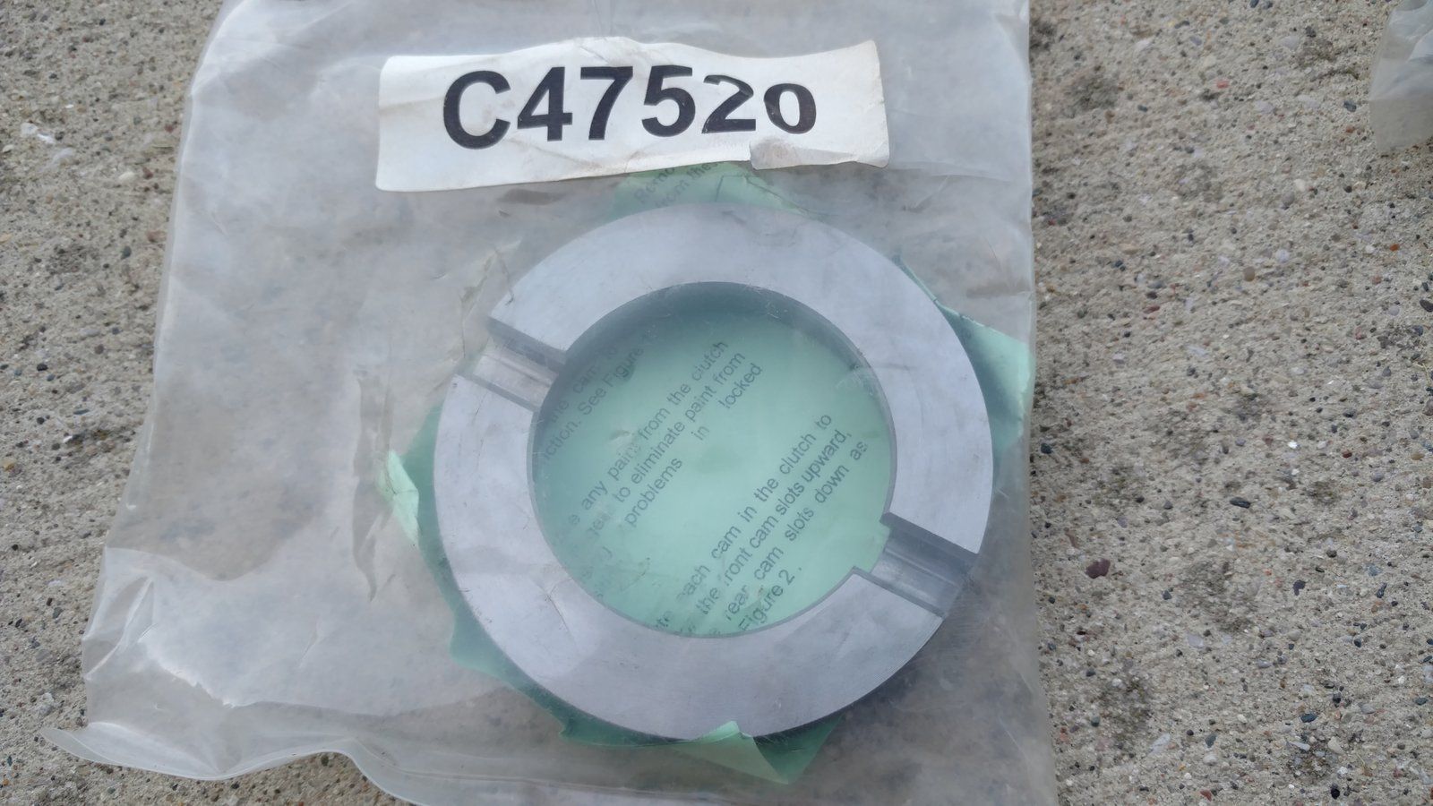 C47520 KIT - CAM PTO CLUTCH 226/446/448 C14293 C23033 C32168 C32169 C47925 C32189 - Ingersoll/Case Tractor Part