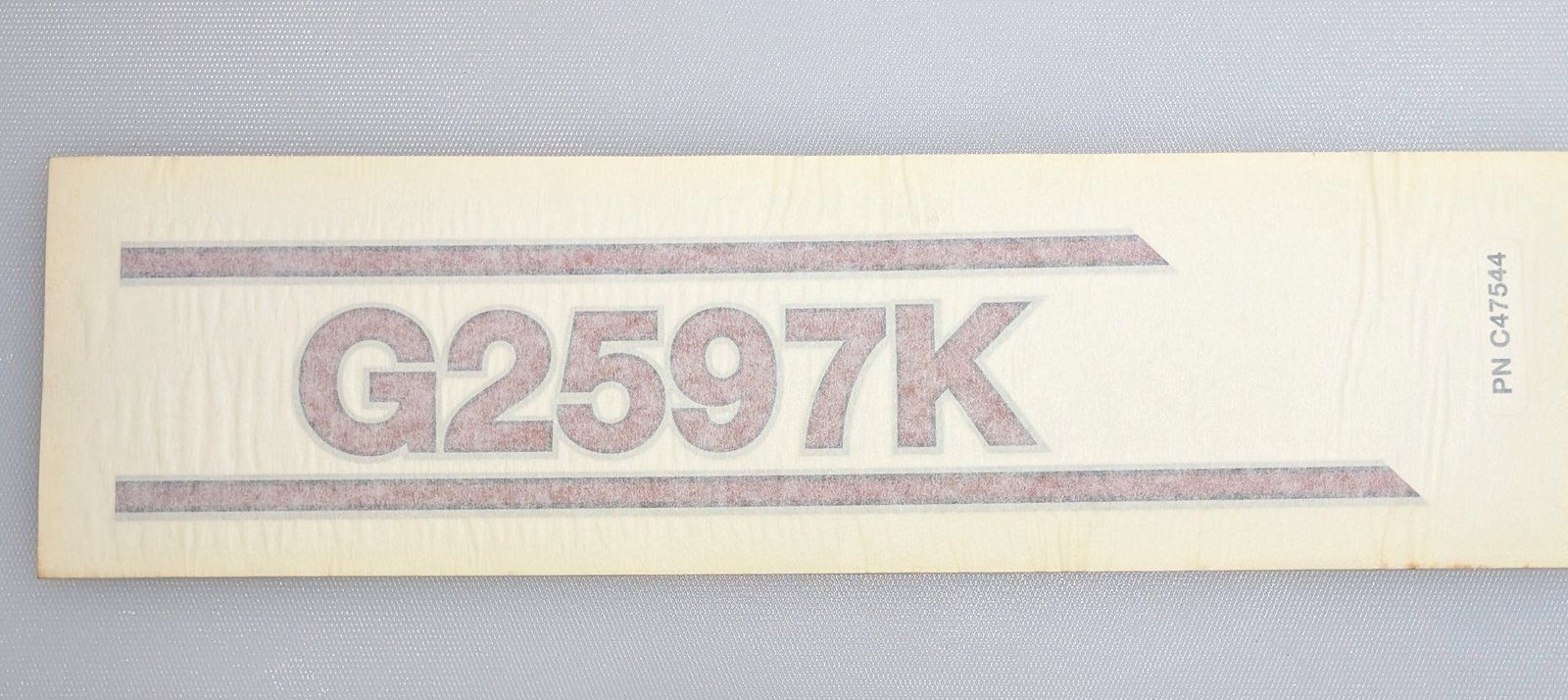 C47544 DECAL BODY SIDE RH GRAZER G2594K - Ingersoll/Case Tractor Part
