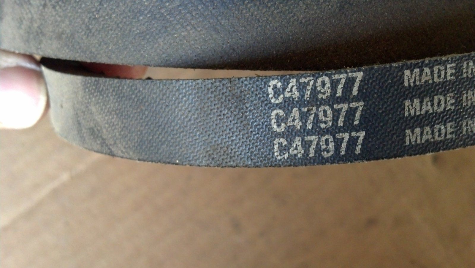 C47977 BELT - Replaces C44241 C47976 - Ingersoll/Case Tractor Part