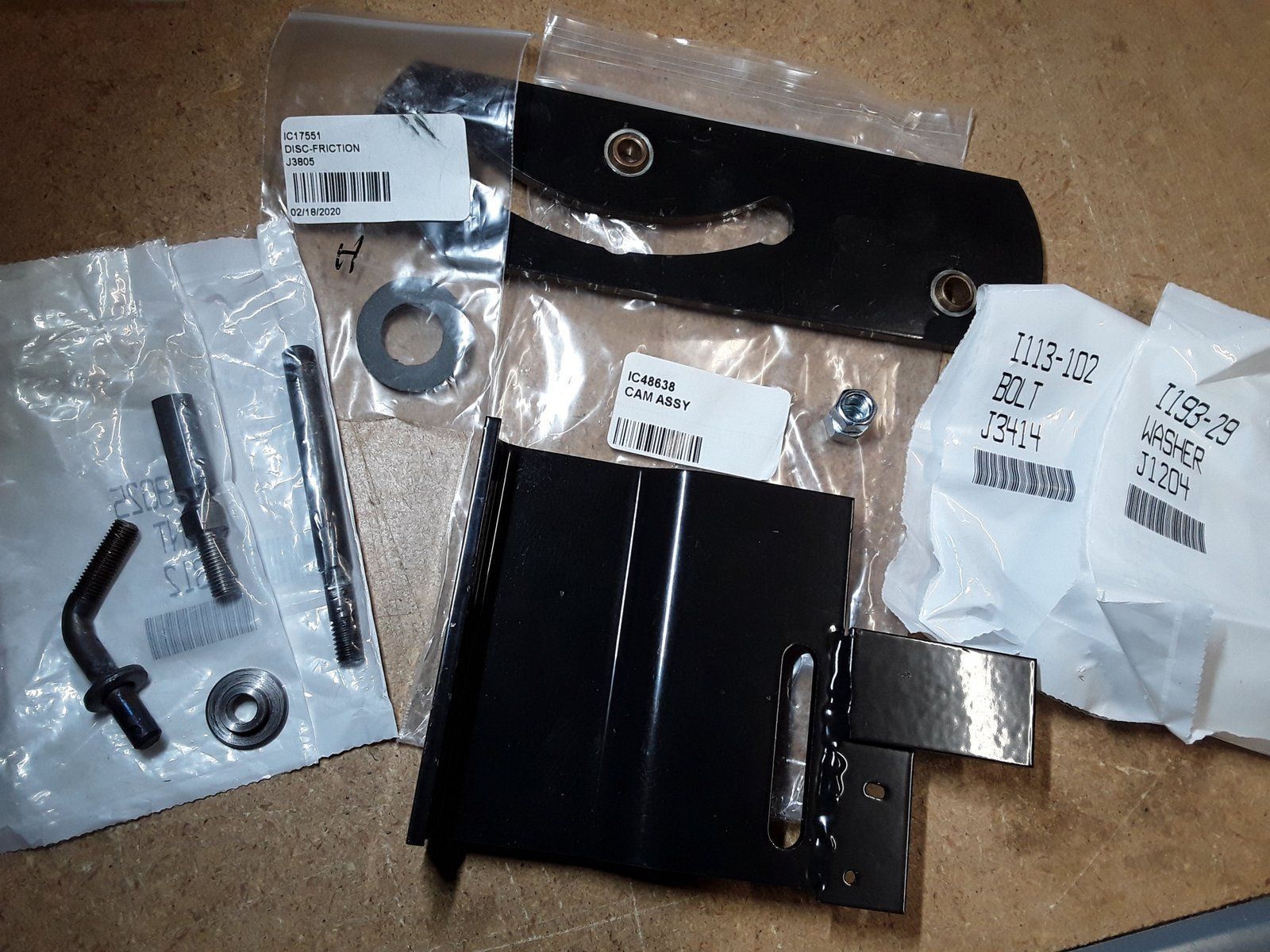 C48638-1 COMPLETE BANANA PLATE REPAIR KIT C29801 - Ingersoll/Case Tractor Part
