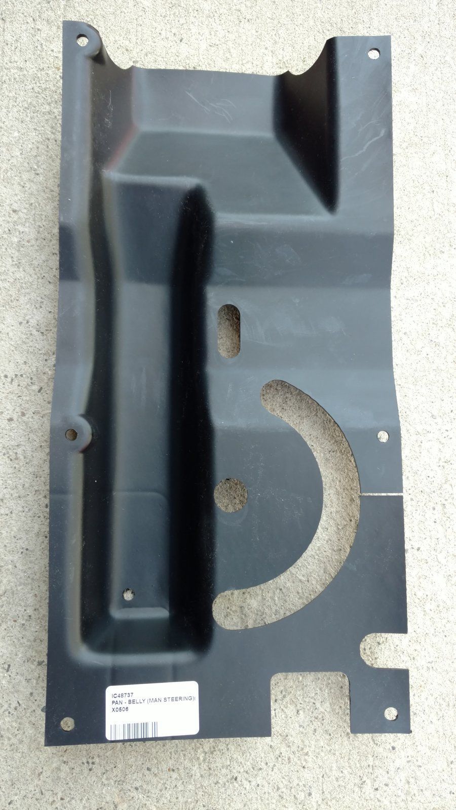 C48737 - BELLY PAN (MANUAL STEERING) C31369 - Ingersoll/Case Tractor Part