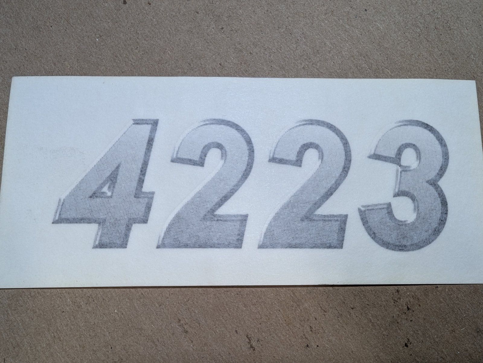 C49077 DECAL 4223 MODEL - Ingersoll/Case Tractor Part