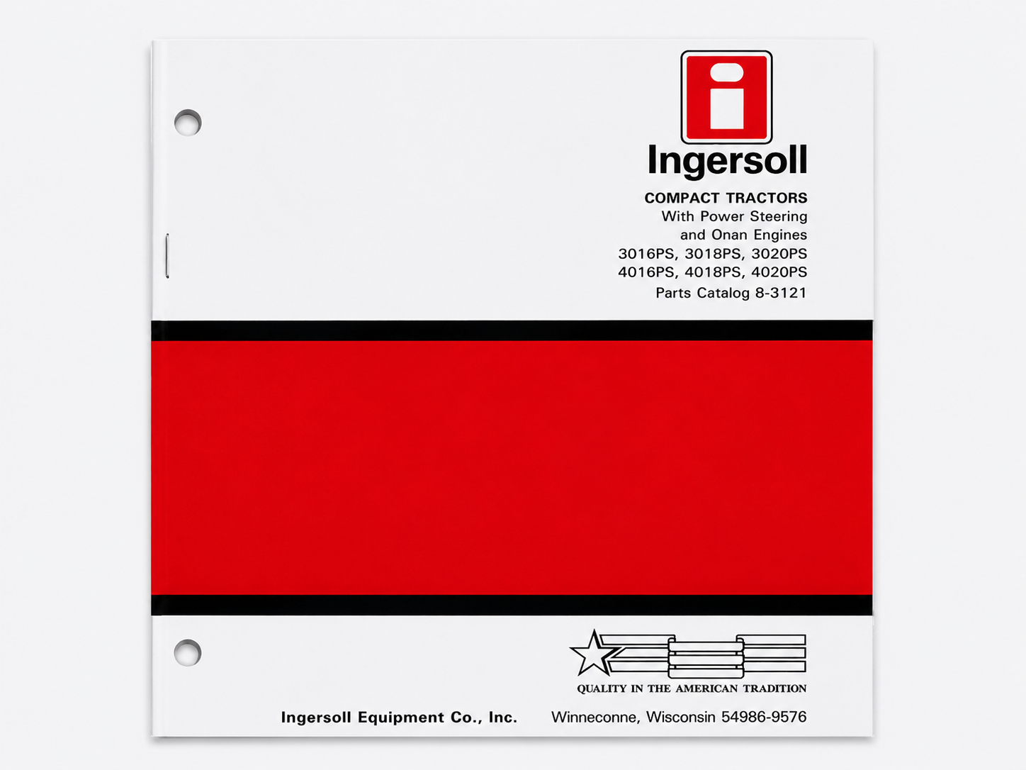 Ingersoll contactor packaging label with red center panel on a white background