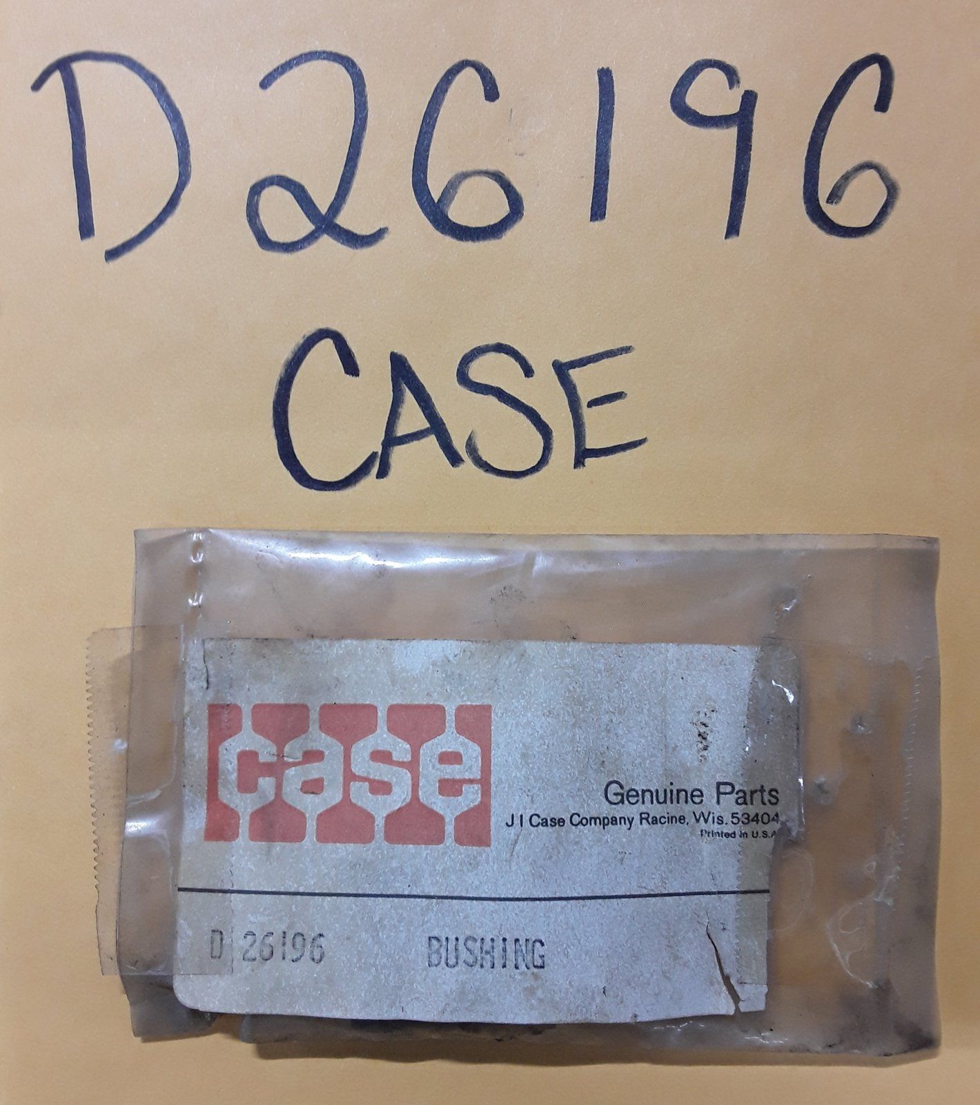 D26196 CASE IH BUSHING - Ingersoll/Case Tractor Part