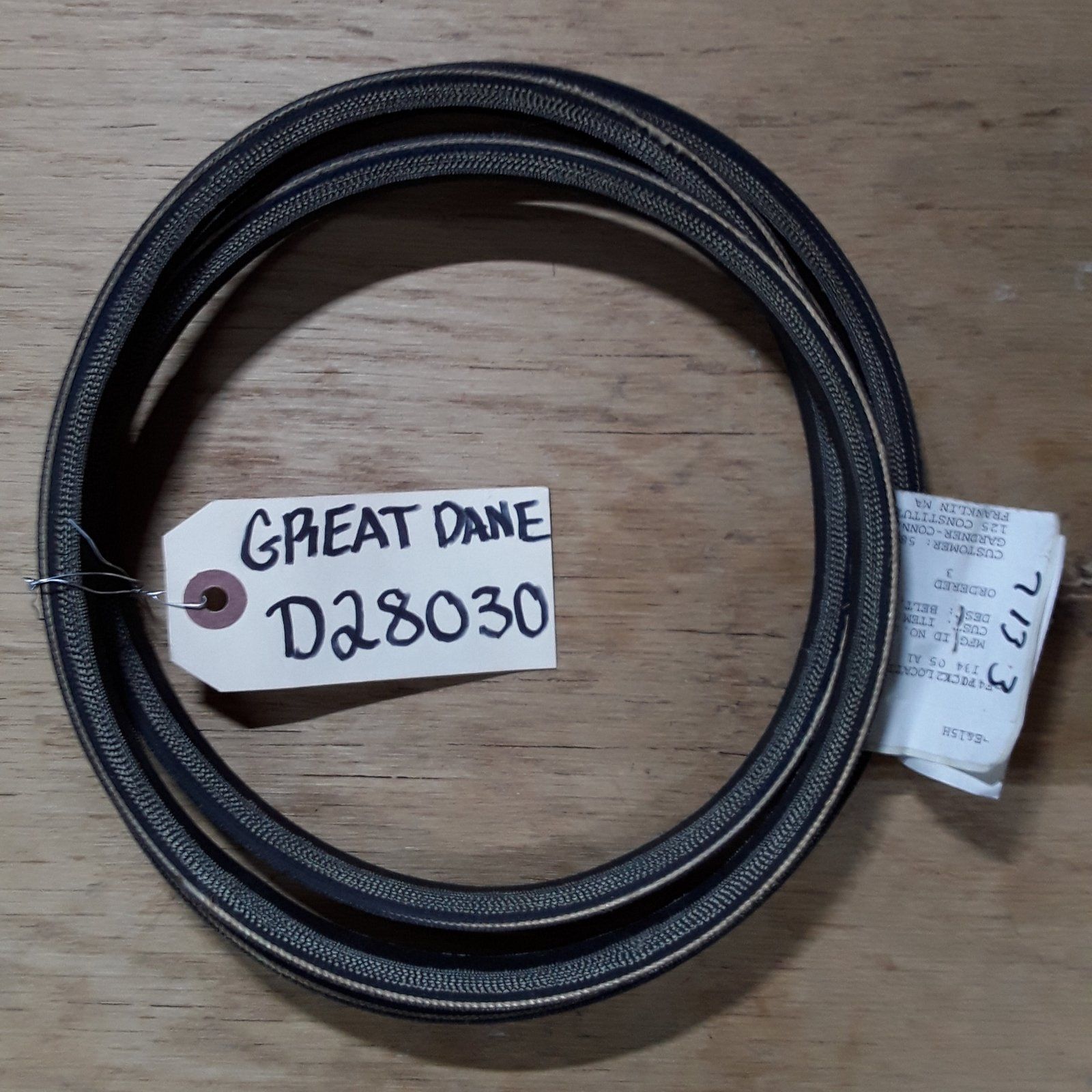 D28030 GREAT DANE MOWER BELT - Ingersoll/Case Tractor Part