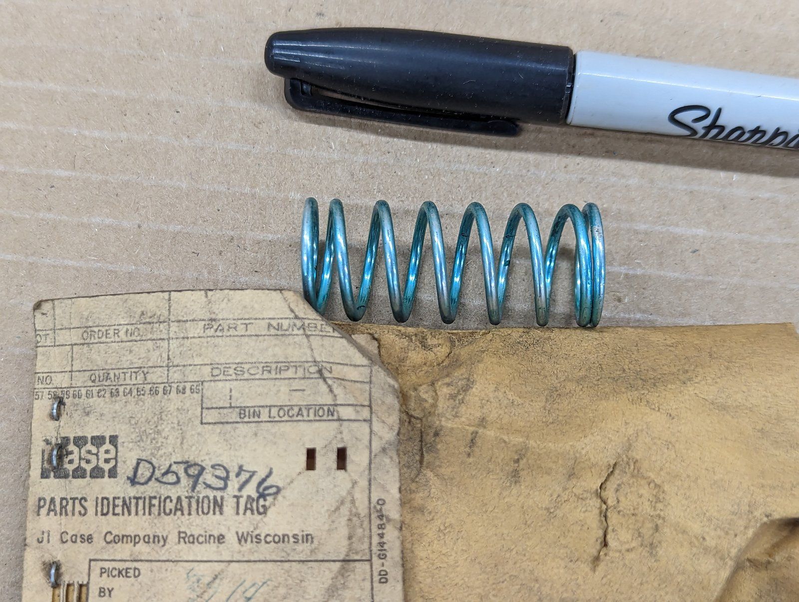 D59376 SPRING - Ingersoll/Case Tractor Part