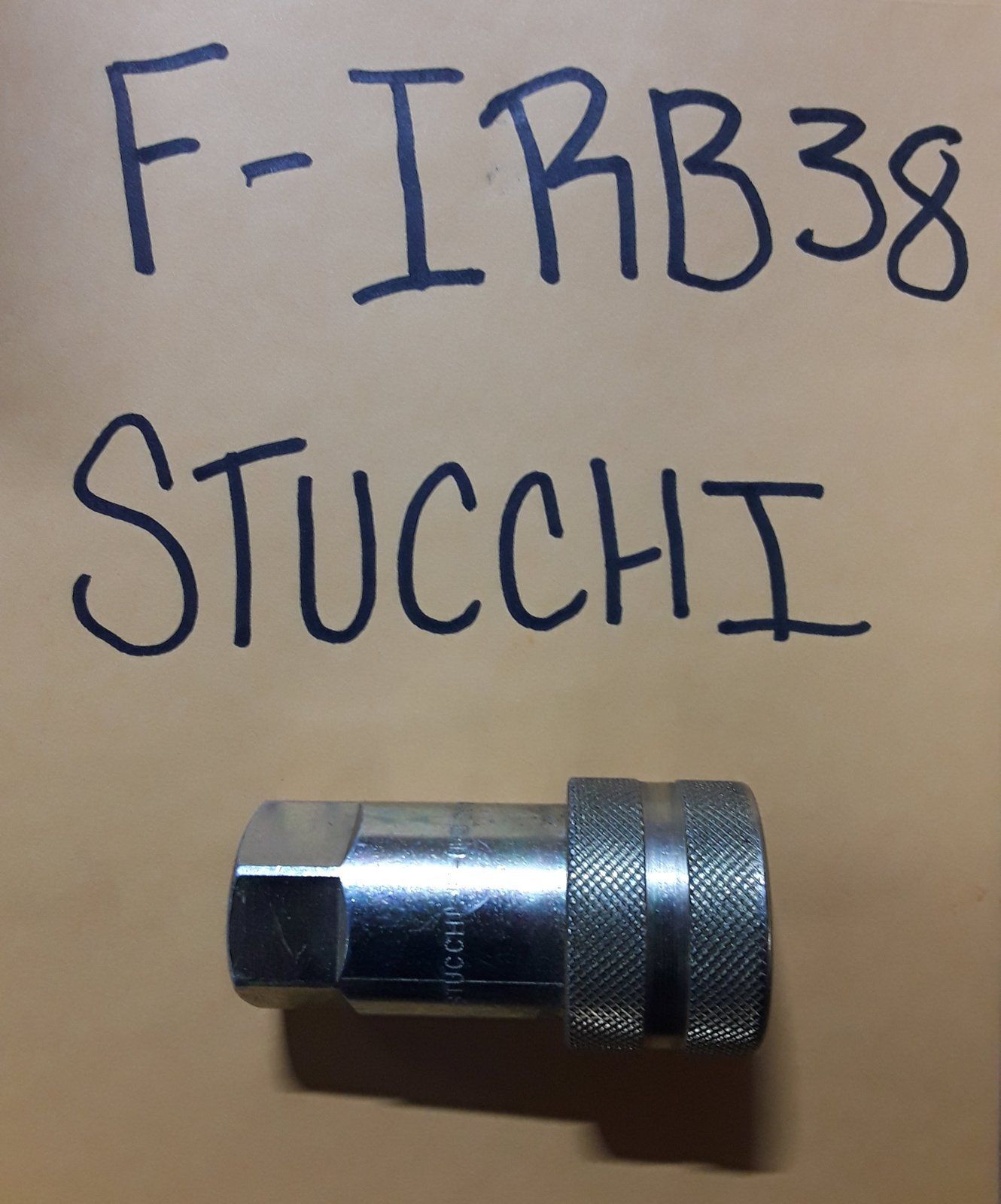 F-IRB38 STUCCHI FEMALE HYDRAULIC COUPLER - Ingersoll/Case Tractor Part
