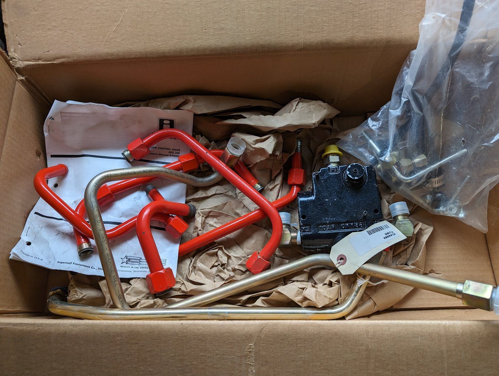 HFC34E FLOW CONTROL VALVE KIT - Ingersoll/Case Tractor Part