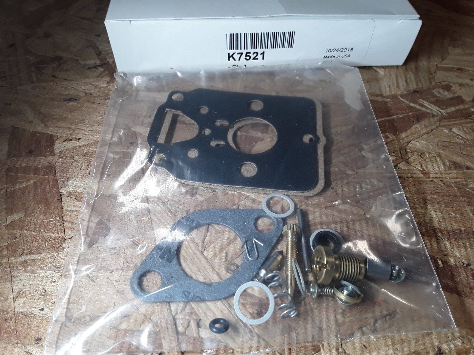 K7521 ZENITH OEM C20689 CARB. KIT ONAN 142-0371 CCK BF - Ingersoll/Case Tractor Part