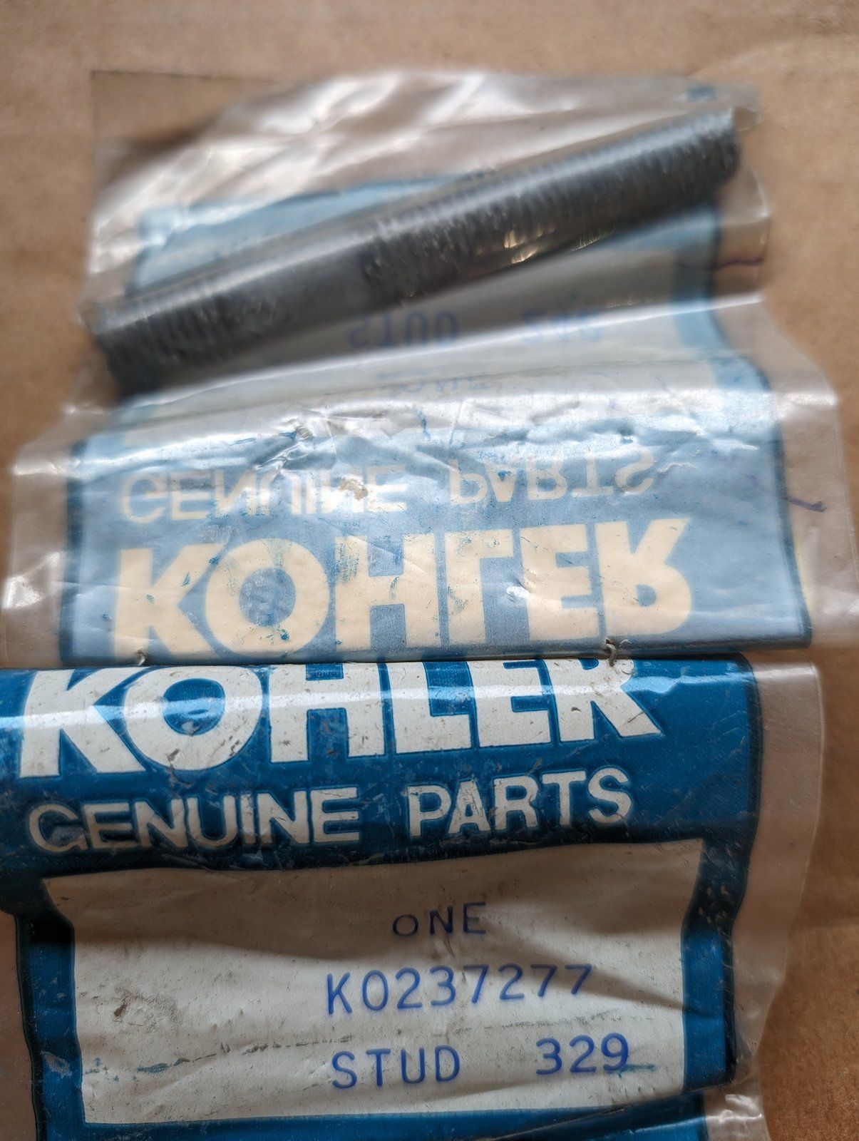KOHLER 237277 STUD - Ingersoll/Case Tractor Part