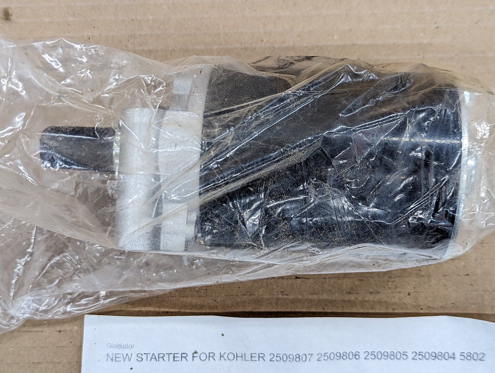 KOHLER STARTER 2509807 2509806 2509805 2509804 - Ingersoll/Case Tractor Part