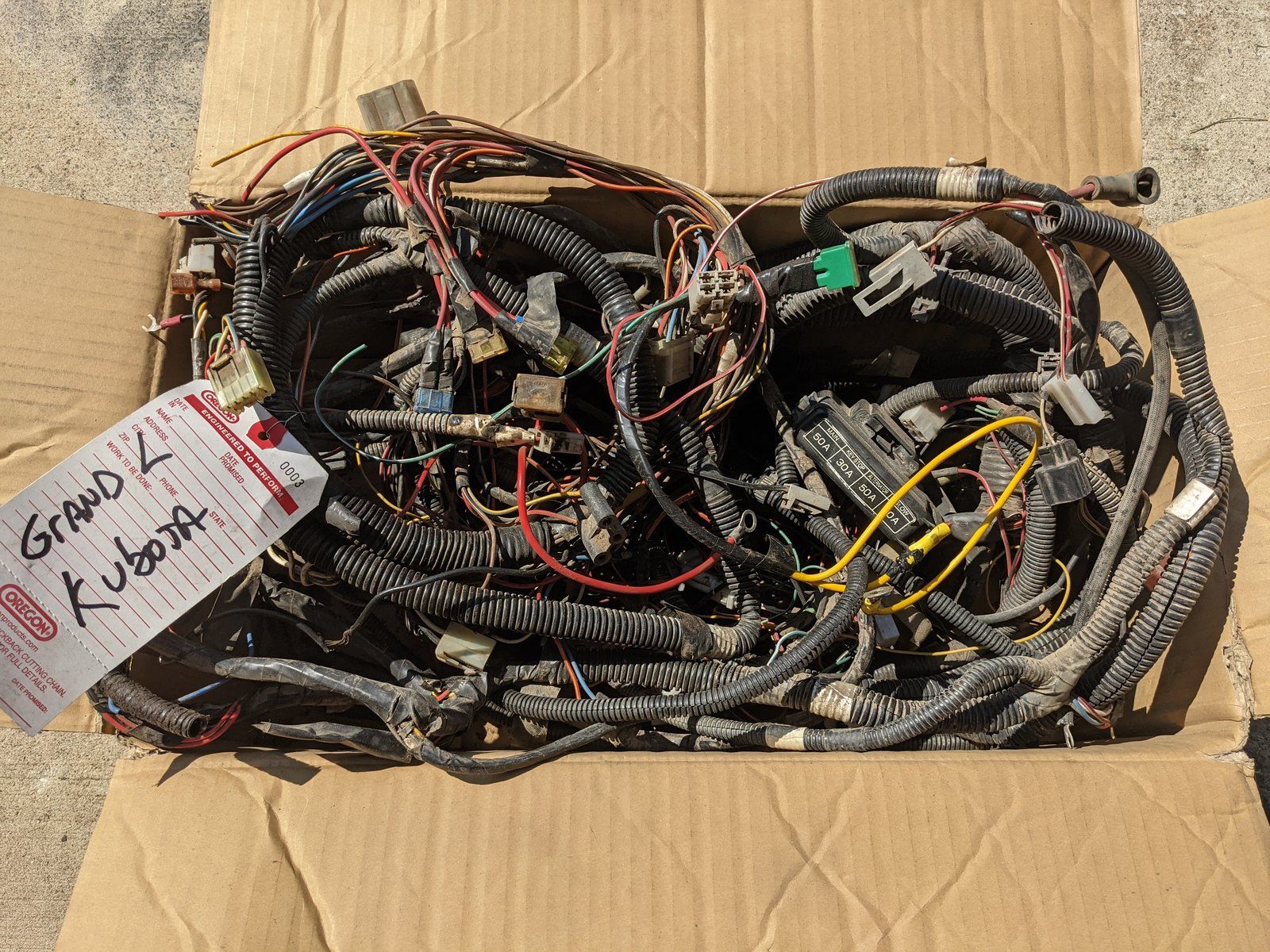 KUBOTA GRAND L USED WIRE HARNESS - Ingersoll/Case Tractor Part