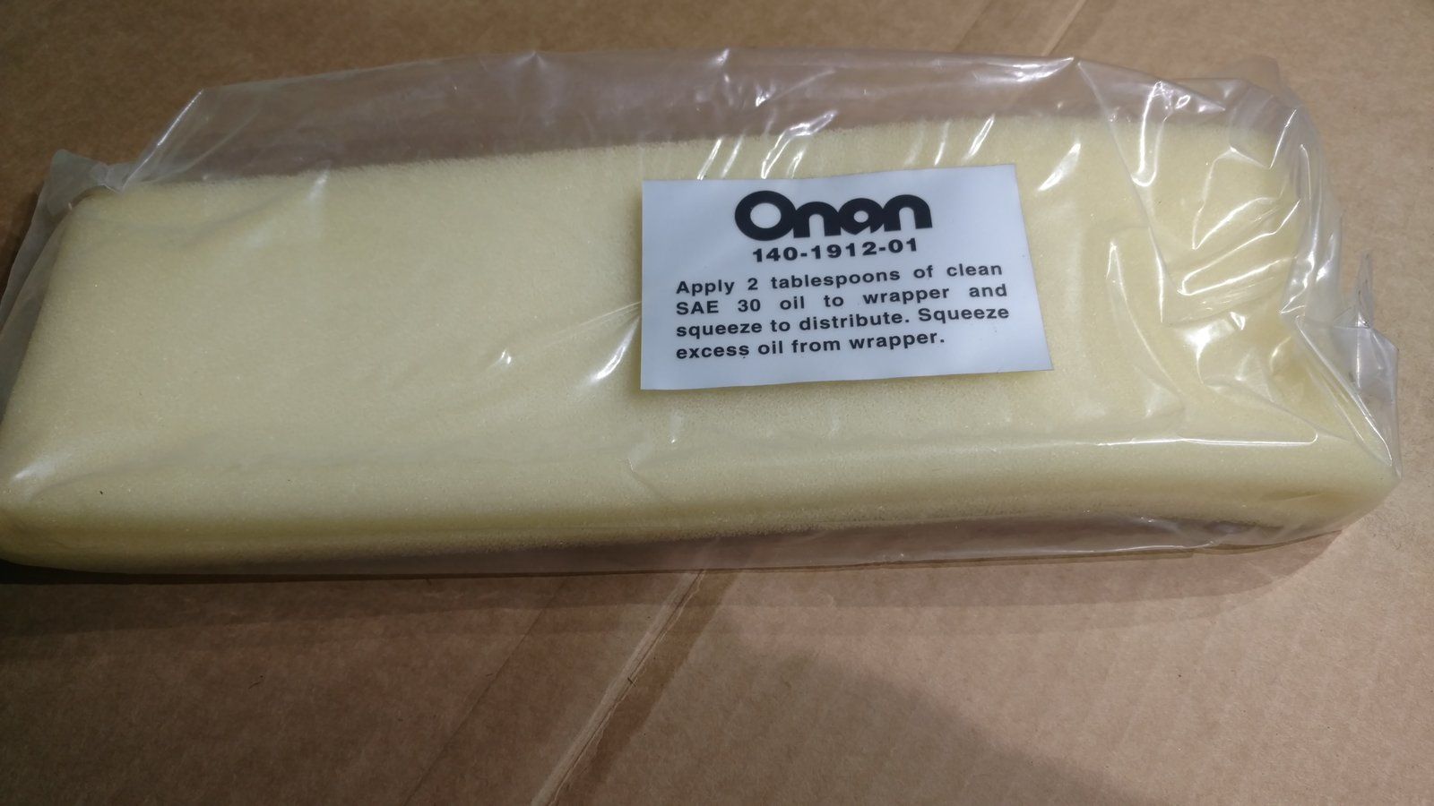 ONAN 140-1912-01 AIR FILTER / PRE FILTER WRAPPER 7-02295 - Ingersoll/Case Tractor Part