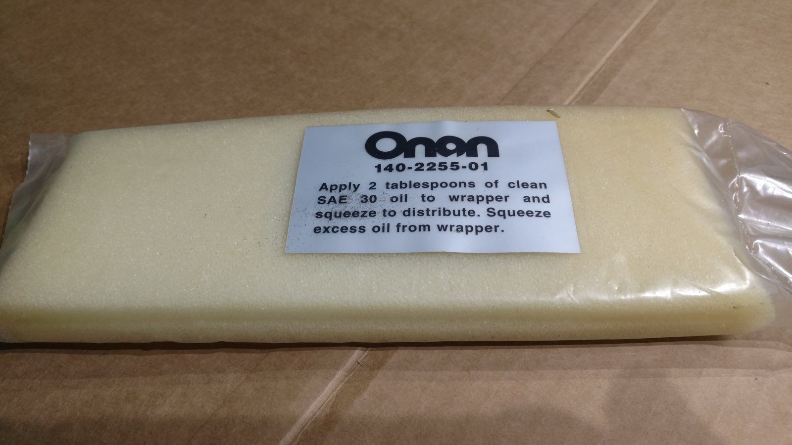 ONAN 140-2255-01 AIR FILTER / PRE FILTER WRAPPER - Ingersoll/Case Tractor Part
