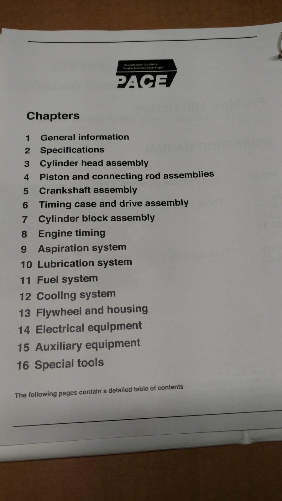 TPD1377 PERKINS WORKSHOP SERVICE MANUAL 100 SERIES - Ingersoll/Case Tractor Part