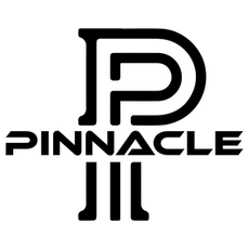Black stylized “P” logo with the word “PINNACLE” and three vertical bars beneath it on a white background