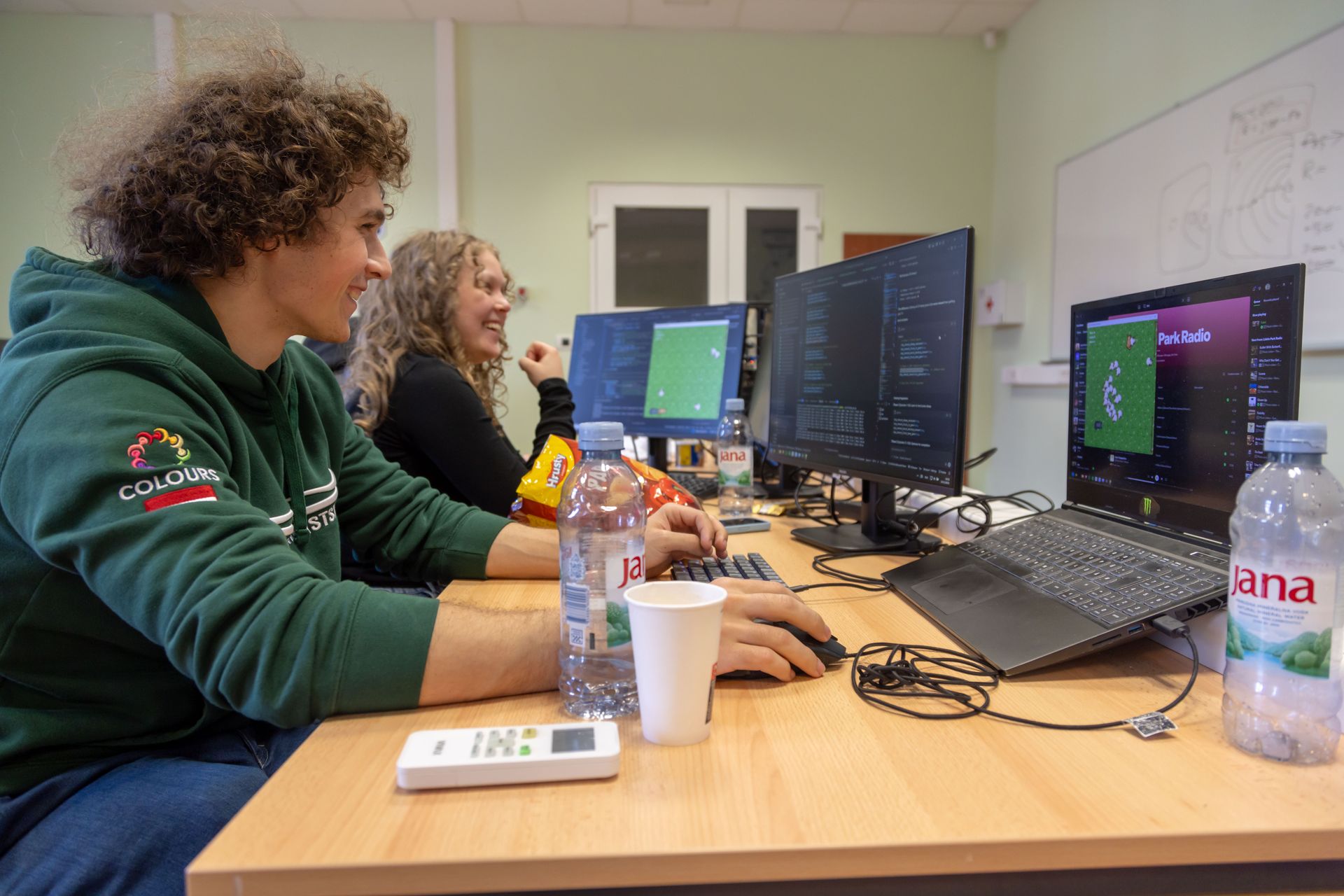 Electronics engineering students participate in hackathon in Croatia
