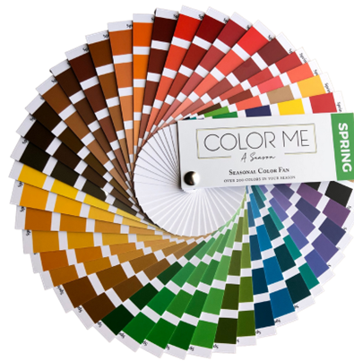 A color me spring color fan