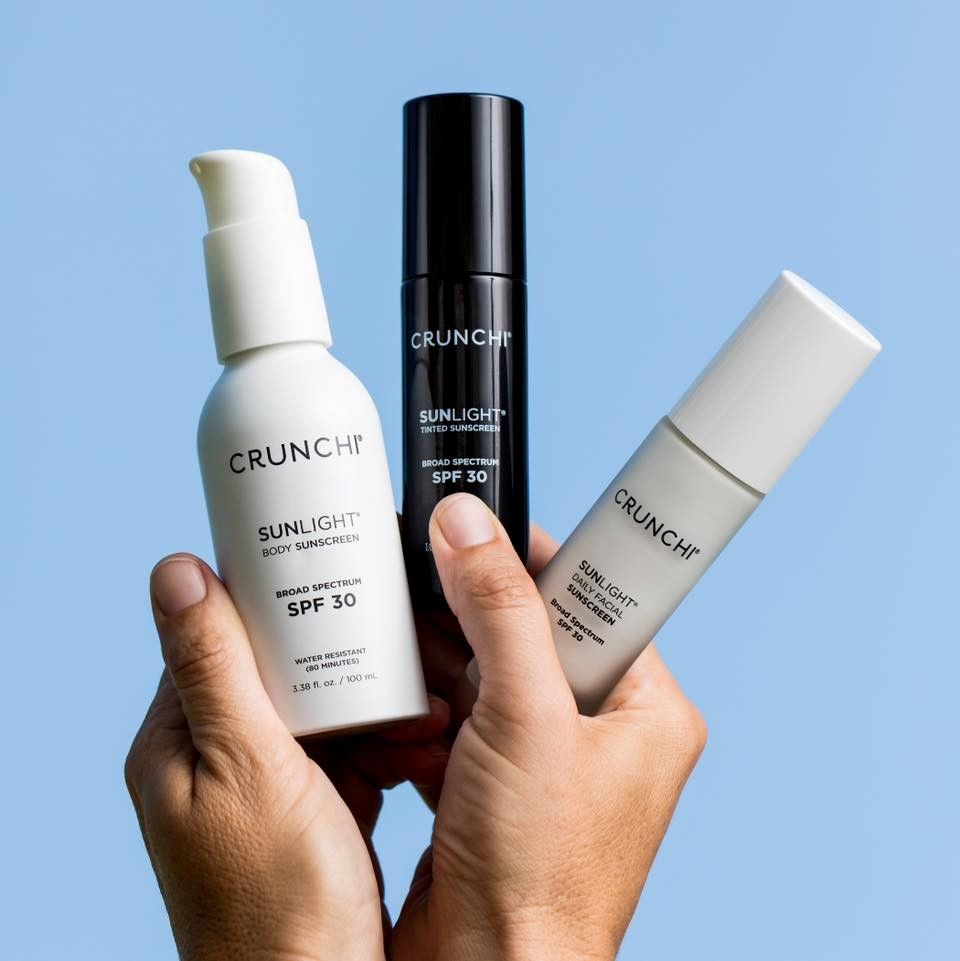 Crunchi sunscreen body, face & tinted moisturizer