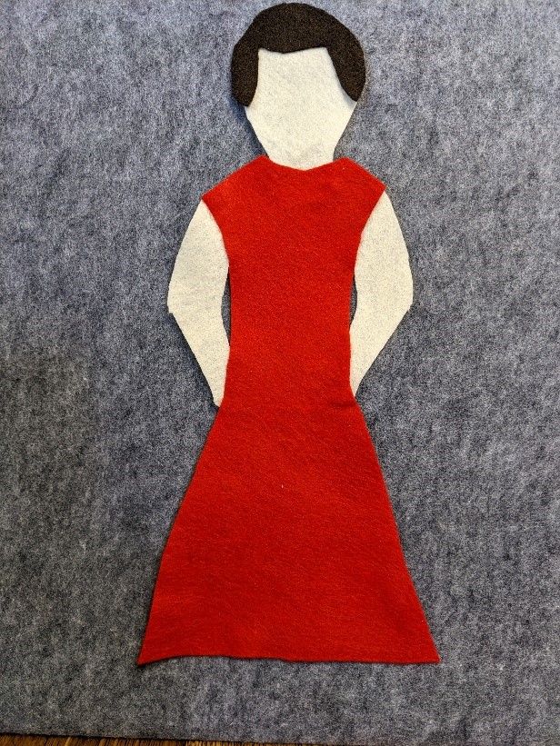 Red Felt Doll