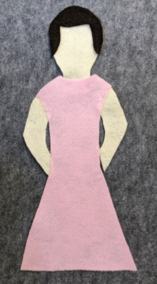 Pink Felt Doll