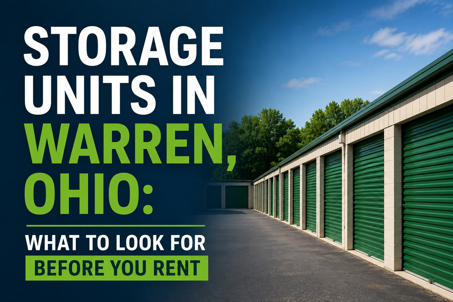 warren ohio storage units