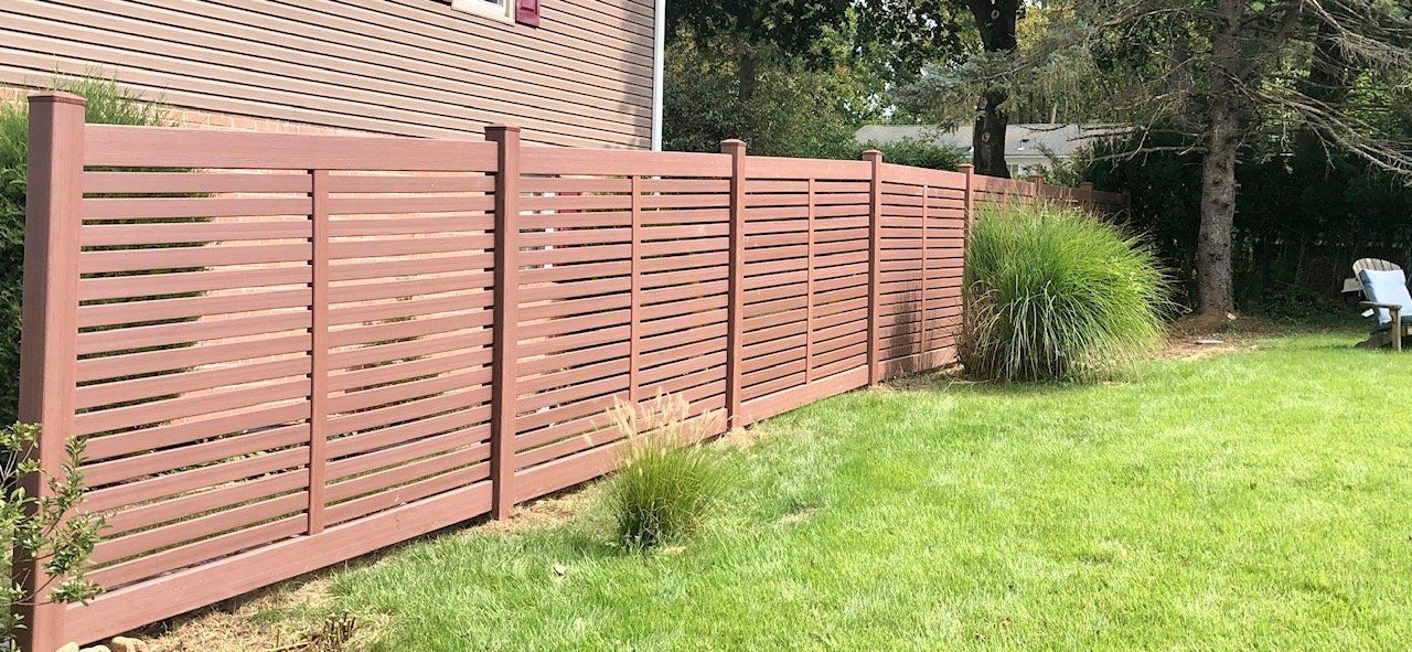 Red Vinyl Fence — Hatboro, PA — Main Street Fence