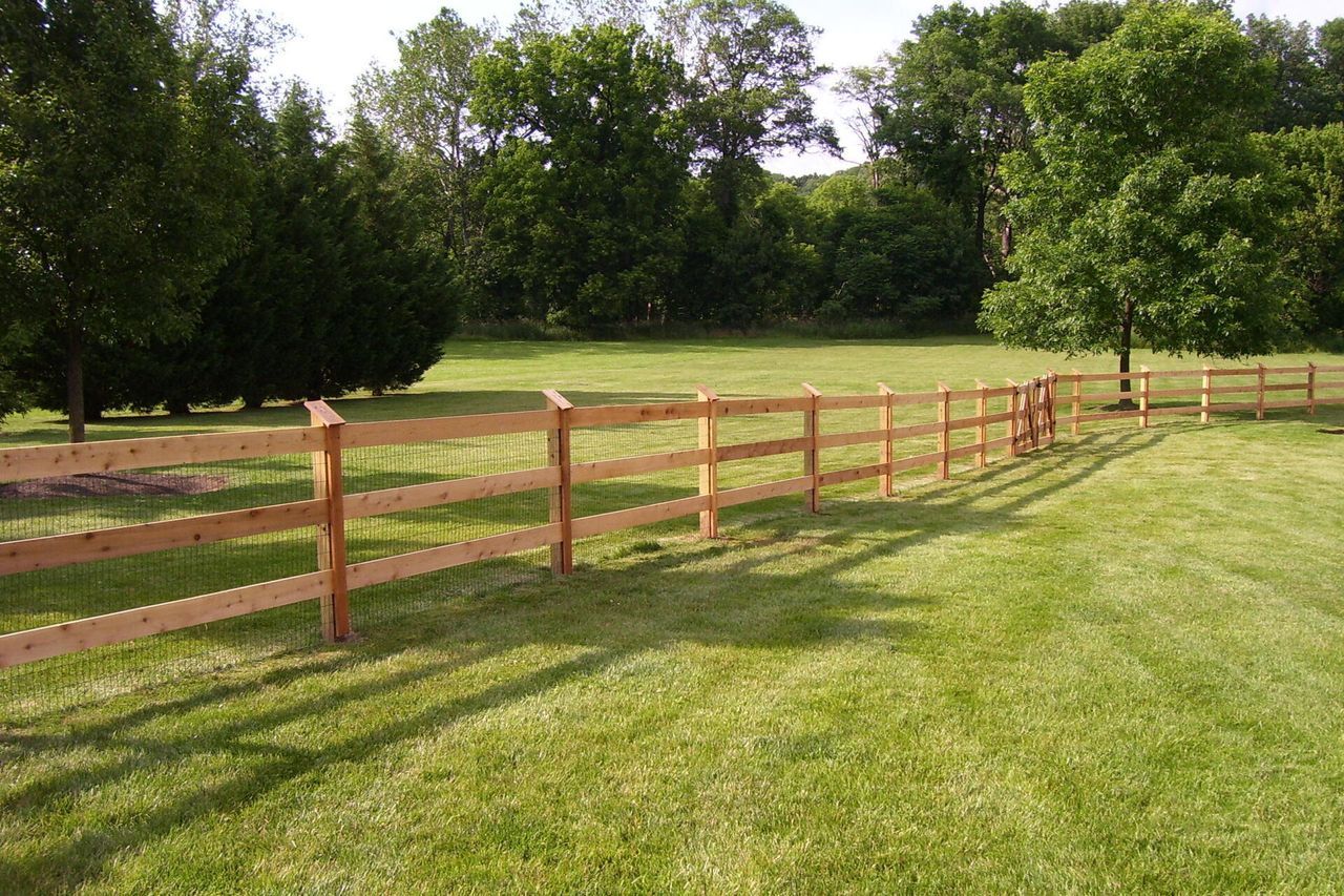 Rail Fence In A Yard — Hatboro, PA — Main Street Fence