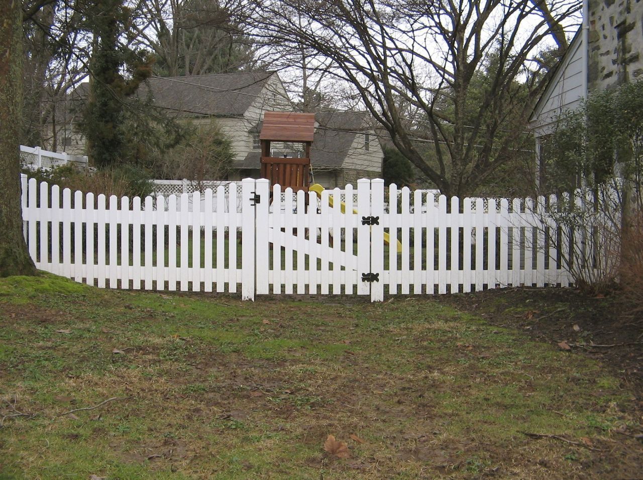 Vinyl Fence With Gate — Hatboro, PA — Main Street Fence