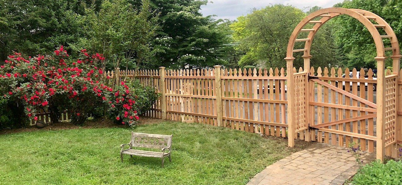 Brown Spaced Picket Fence — Hatboro, PA — Main Street Fence