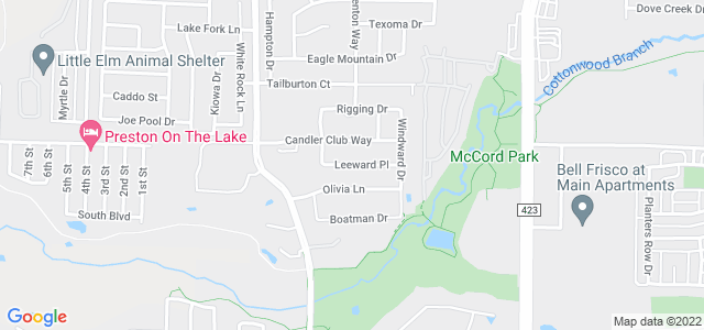 Map of business location